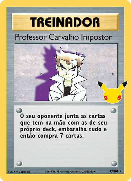 Carta Professor Carvalho Impostor	 (73_A)