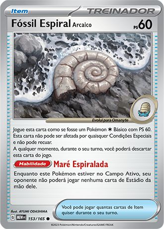 Carta Fóssil Espiral Arcaico (153 / 165)