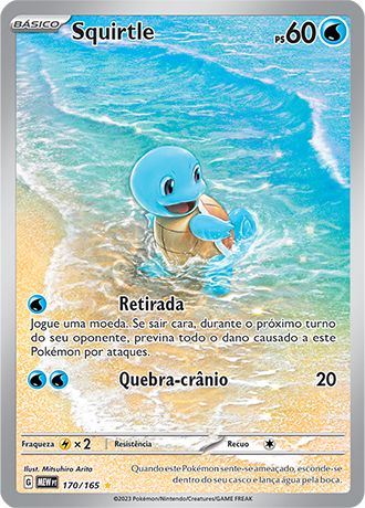 Carta Squirtle (170 / 165)