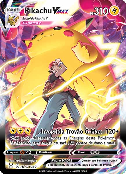 Carta Pikachu VMAX (TG17)