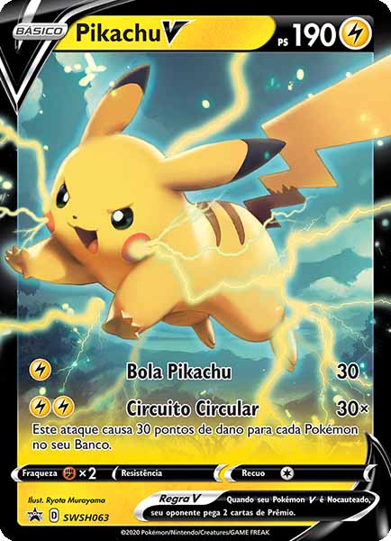 Carta Pikachu V (SWSH063)