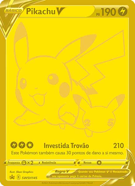 Carta Pikachu V (SWSH145)