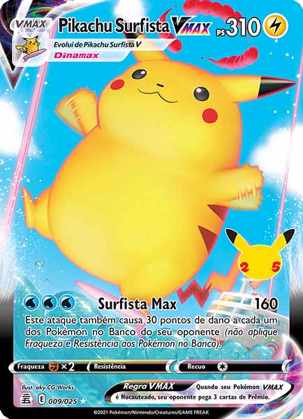 Carta Pikachu Surfista-VMAX (9 / 25)