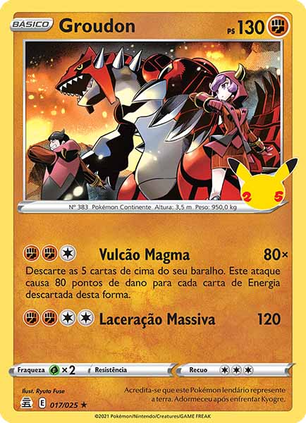 Carta Groudon (17 / 25)