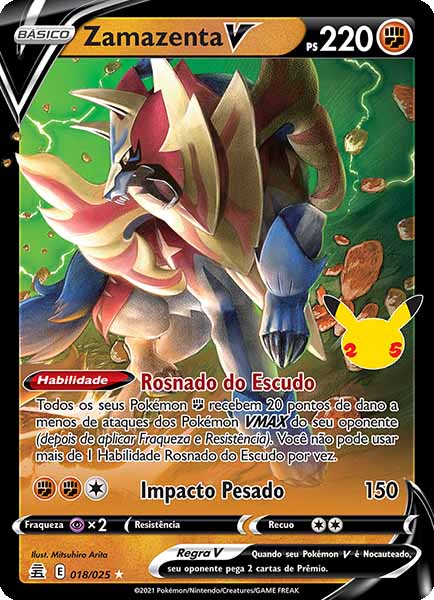 Carta Zamazenta-V (18 / 25)