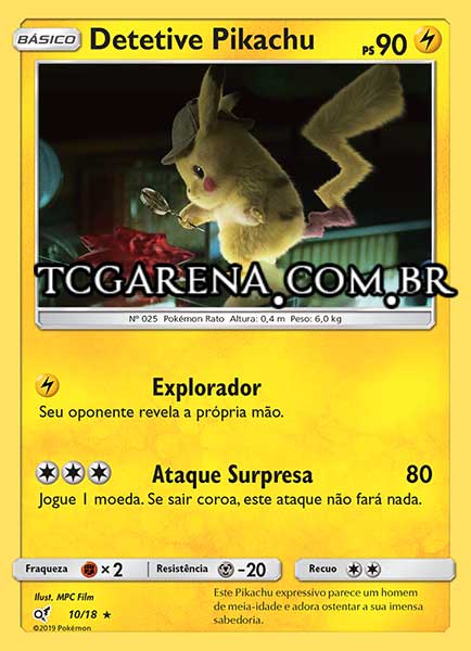 Carta Detective Pikachu (10 / 18)