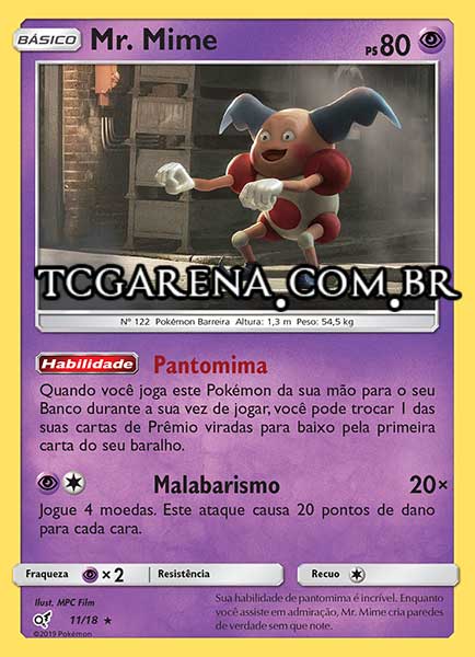 Carta Mr. Mime (11 / 18)