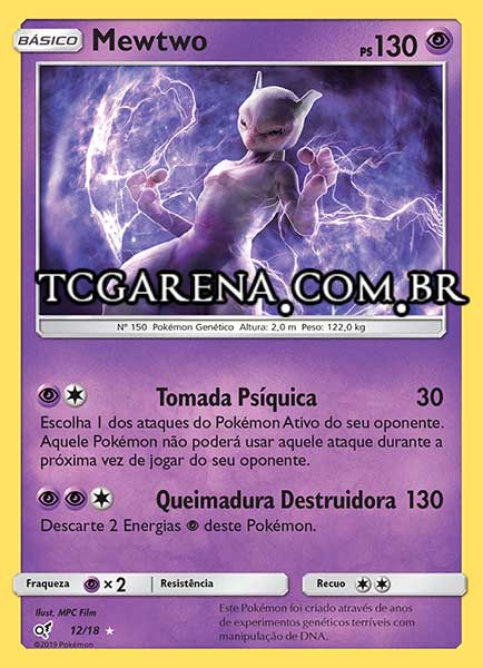 Carta Mewtwo (12 / 18)