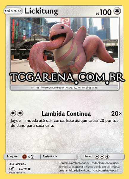 Carta Lickitung (16 / 18)