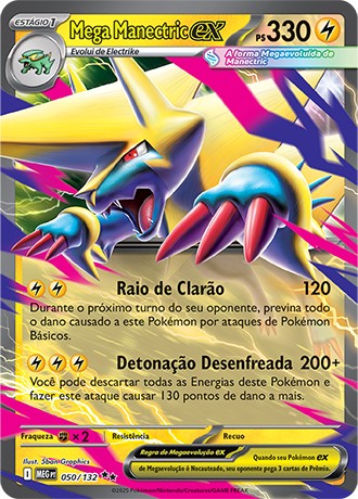 Carta Mega Manectric ex (50 / 132)