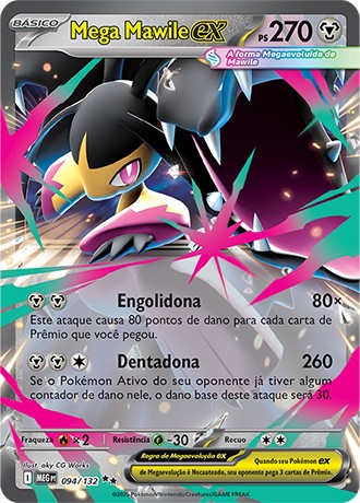 Carta Mega Mawile ex (94 / 132)