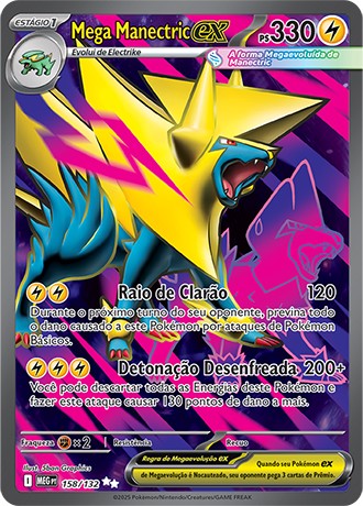 Carta Mega Manectric ex (158 / 132)