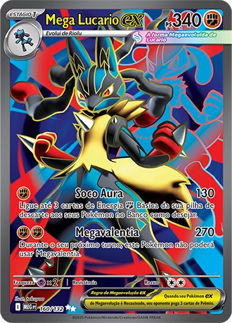 Carta Mega Lucario ex (160 / 132)