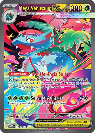 Carta Mega Venusaur ex (177 / 132)