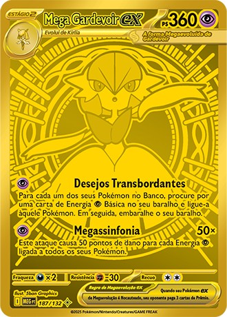 Carta Mega Gardevoir ex (187 / 132)