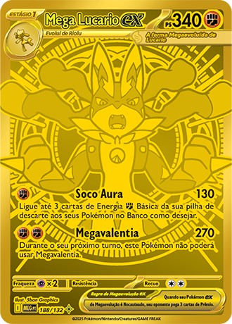 Carta Mega Lucario ex (188 / 132)