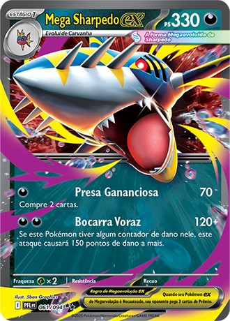 Carta Mega Sharpedo ex (61 / 94)