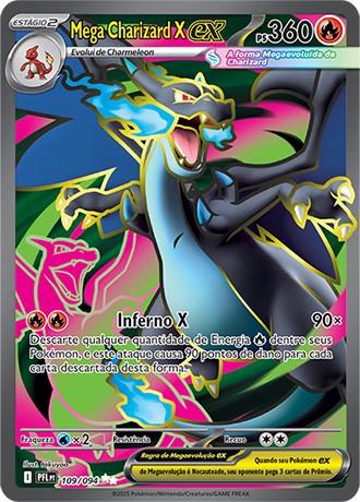 Carta Mega Charizard X ex (109 / 94)