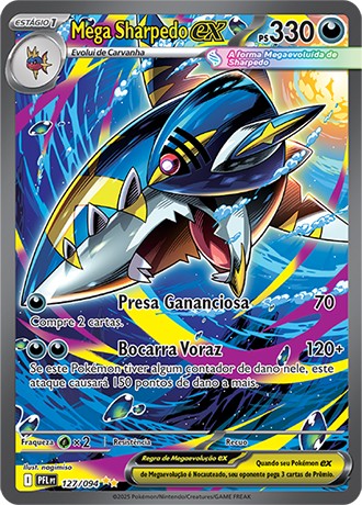 Carta Mega Sharpedo ex (127 / 94)