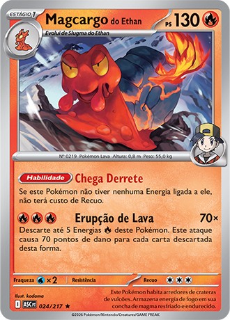 24 / 217 - Magcargo do Ethan