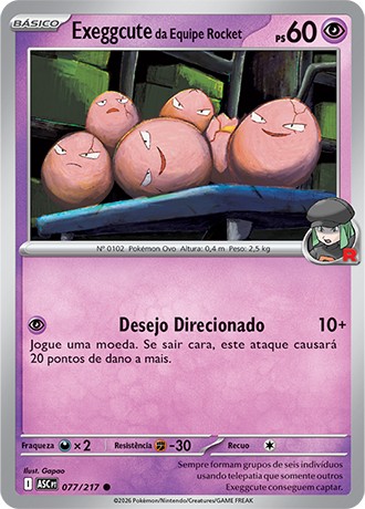 Exeggcute da Equipe Rocket