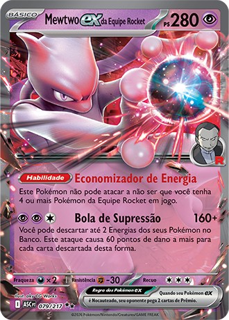 79 / 217 - Mewtwo ex da Equipe Rocket