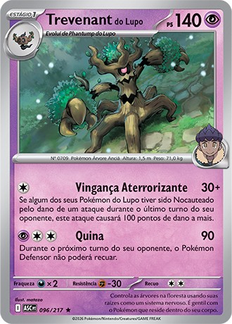 96 / 217 - Trevenant do Lupo