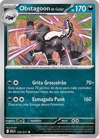 132 / 217 - Obstagoon de Galar