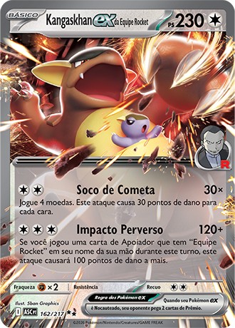 162 / 217 - Kangaskhan ex da Equipe Rocket
