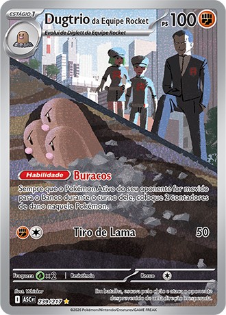 239 / 217 - Dugtrio da Equipe Rocket