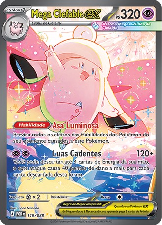 119 / 88 - Mega Clefable ex