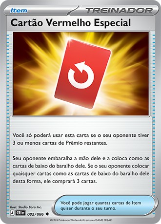 82 / 86 - Cartão Vermelho Especial