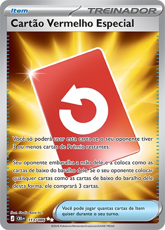 113 / 86 - Cartão Vermelho Especial