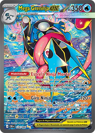 116 / 86 - Mega Greninja ex
