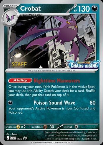 CROBATSTAFF - Crobat (Staff)