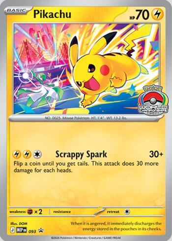 MEP093 - Pikachu (2026 World Championship)