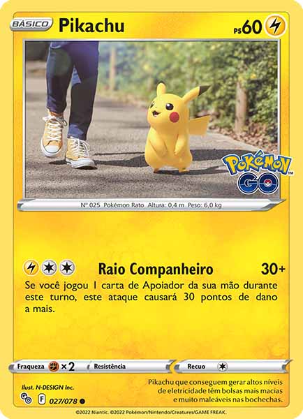 Carta Pikachu (27 / 78)