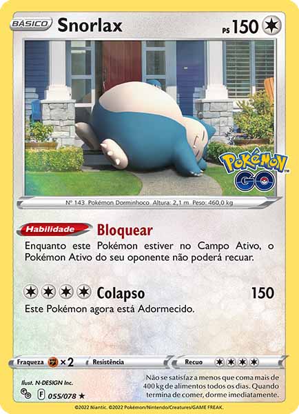 Carta Snorlax (55 / 78)