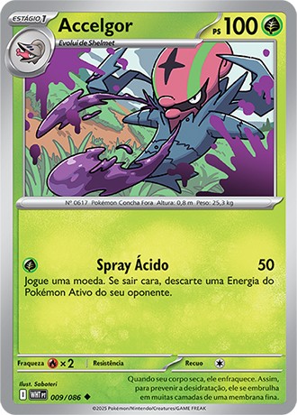 Carta Accelgor (9 / 86)