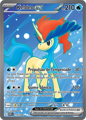 Carta Keldeo ex (159 / 86)