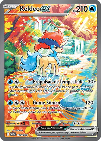 Carta Keldeo ex (167 / 86)