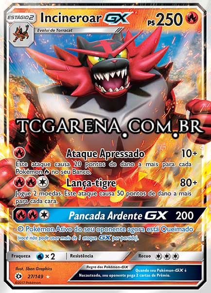 Carta Incineroar-GX (27 / 149)