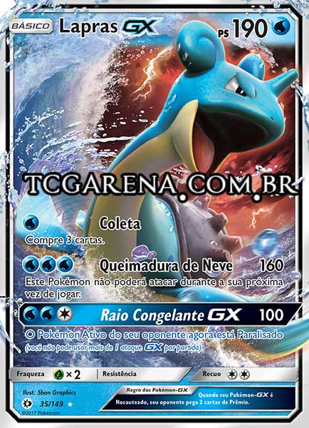 Carta Lapras-GX (35 / 149)