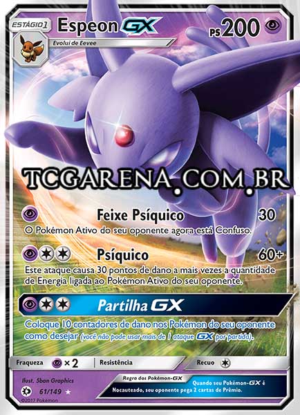 Carta Espeon-GX (61 / 149)