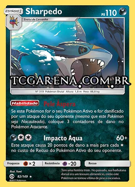 Carta Sharpedo (82 / 149)