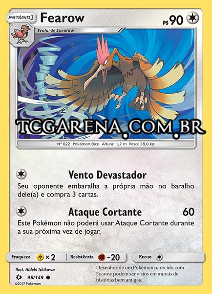 Carta Fearow (98 / 149)