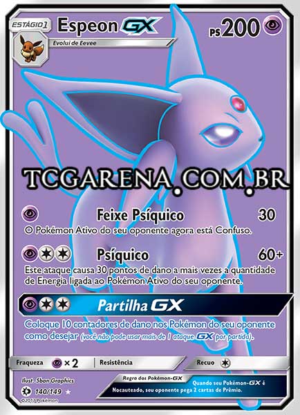 Carta Espeon-GX (140 / 149)