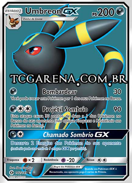 Carta Umbreon-GX (142 / 149)