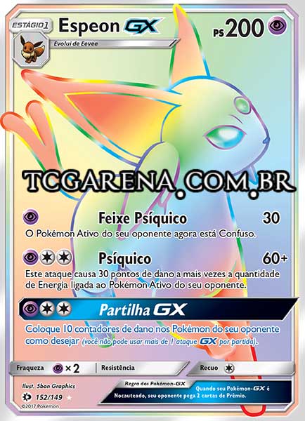 Carta Espeon-GX (152 / 149)