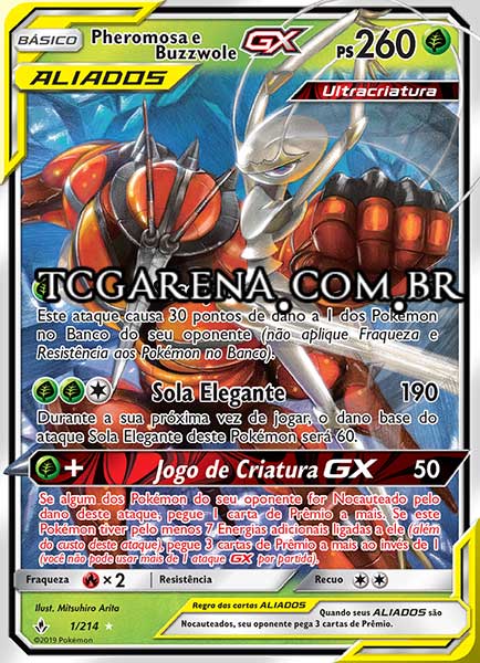 Carta Pheromosa & Buzzwole-GX (1 / 214)